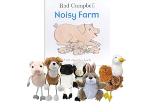 THE PUPPET COMPANY Noisy Ferme livre avec marionnettes de doigt