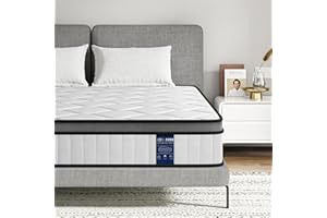 BedStory King Mattress 150x200cm – 22cm Pocket Sprung Mattress for Pressure Relief & Comfort Sleep