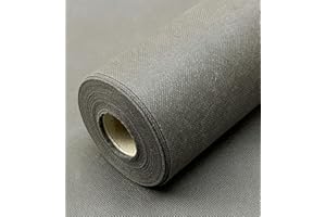 ‎NATUARTE NATUARTE, Tischdeckenrolle 1m x 25m, VORSCHNITT alle 1,00m, Stoffähnliches Vlies Tischdecke, Einweg Tischdecke Rolle, Tischdecke Feier Geburtstag Party Veranstaltungen, Farbe Grau 1x25m