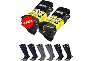 NOLOGO KATIACALZE NOLOGO Work Calze da Lavoro Uomo Donna - Calzini Uomo Cotone, Calze per Scarpe Antinfortunistiche, Calzini Anti vesciche, Traspiranti, Super Resistenti