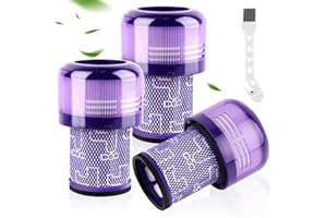 TALIFOCA Filters für Dyson V12, 3 Stück für Dyson Filter V12 Staubsauger, V12 Filter Ersatzfilter für Dyson V12 Detect Slim Absolute Extra Staubsauger Ersetzen Sie # 971517-01