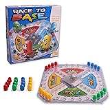 DIVCHI Race To Base Board Game for kids - Racing and Chasing to Base Game