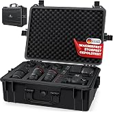 KESSER Camera Case, Hard Case for Cameras, Camera Case, Protective Case, Foam for Cameras, Hard Case