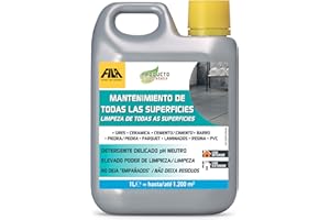 Fila Surface Care Solutions MANTENIMIENTO DE LAS SUPERFICIES, Limpiador de Suelos Concentrado con pH Neutro Ideal para todos tipos de pavimentos y revestimientos, 1L