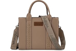 Montana West Women's Wrangler Tote Bag for Women Zipper Shoulder Handbag Totes