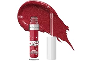Wet n Wild Mega Glitter Shimmer Liquid Lipstick, Rossetto con Finish da Matte-a-Glitterato, Formula Leggera Infusa con Vitamina E per Nutrire le Labbra, Tenuta Comfortevole, New Soulmate