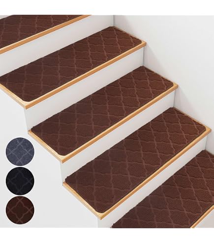 Colonial Mills Stufenmatten – 4 Stück, 20,3x71,1 Cm, Naturfarben, Gewebt