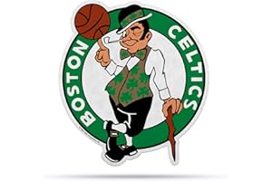 Rico Industries NBA Boston Celtics NBA - Banderín con forma de logotipo principal, color del equipo, huella del artículo: 18 x 18 pies