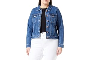 VERO MODA CURVE Vmruna Ls Slim DNM Jck Mix GA Cur Noos Jacket Femme