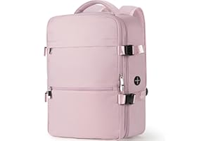 WOUIYO Mochila viaje cabina avion 40x20x25 para Ryanair Hombre mujer multifuncional Bolsillo Antirrobo mochila de viaje 20L