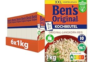 ‎BEN'S ORIGINAL BEN'S ORIGINAL™ Kochbeutel 10 Minuten Original Langkornreis 6x1kg