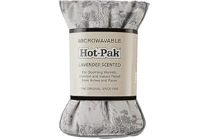 Warmies Hot-Pak Country - Mochila pesada para microondas con aroma a lavanda francesa. Bolsa de trigo fría o caliente para una relajación fresca y un alivio cálido