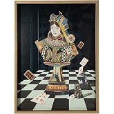 Mudo Home Chess Queen &Ccedil;er&ccedil;eveli Pano 75X100 cm