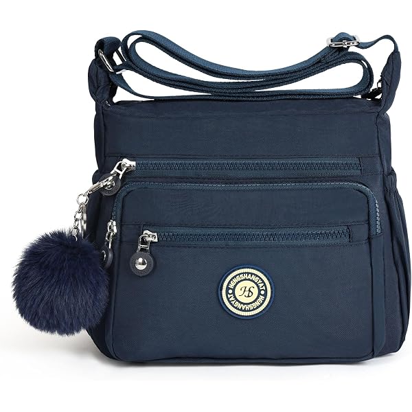Sac à Bandoulière En Jean Tikhell Pour Femme - Capacité XXL Vintage Multi-Poches