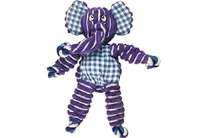 KONG Floppy Knots - Juguete para Perro de Cuerda con Nudos - Relleno Mínimo - para Perros Medianos/Grandes, Elefante