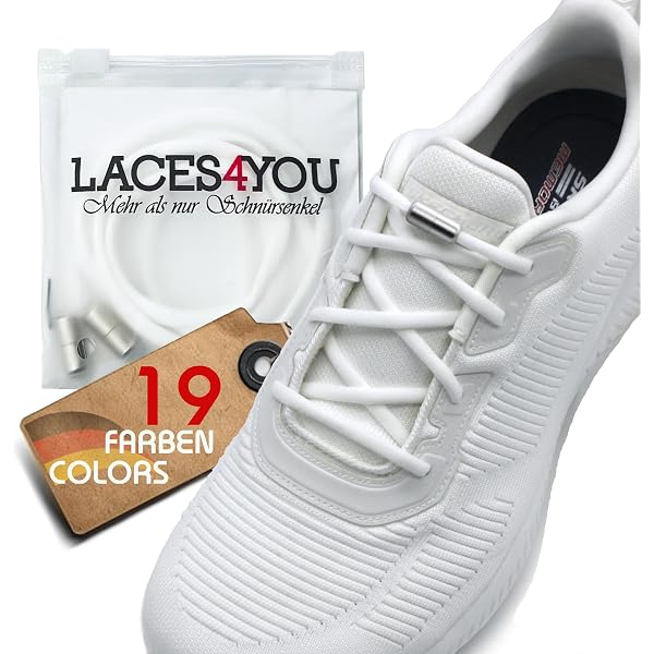 Lacets Élastiques INMAKER - Sans Nœud, Unisexe | Pour Sport, Enfants, Seniors | Silicone Confortable