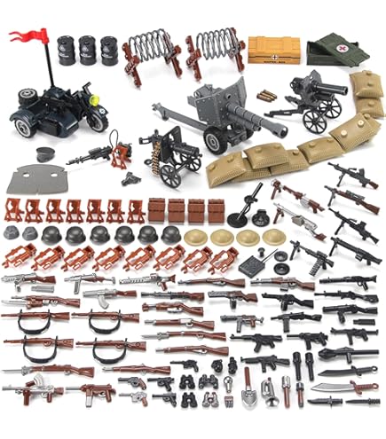 DrmBeyd Technical WWII - Set di modellini per adulti, modello WW2, compatibile con L