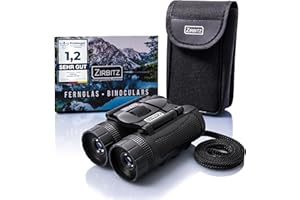 ZIRBITZ® HD Fernglas 8x25 kompakt & leicht - Leistungsstarkes Allround Taschenfernglas für Wandern, Reise & Vogelbeobachtung - Ferngläser klein für Erwachsene & Kinder