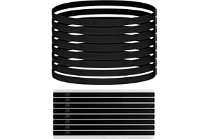 CZ Store® Sportpannband | 4/6/8/10-pack | ✮ Livstidsgaranti ✮ | Elastiskt Halkfritt Hårband för Löpning, Fotboll, Yoga, Cykli