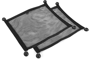 ‎JOYTUTUS JOYTUTUS Auto Aufbewahrungsnetz, Kompaktes Ablagenetz Design mit 8 Klebepads, 8 Schrauben, Robuster Gepäcknetz für Kleinigkeiten, Praktische Netztasche für Autos, Wohnmobil, Camper,Van,Boote & Zuhause