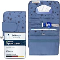 Borsa Pannolini Riutilizzabile WeddHuis - Impermeabile, Tasca Doppia Cerniera, Design Cartoni Animati, Ideale Per Viaggi