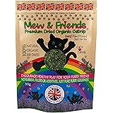 Mew & Friends Catnip - Grown in UK Premium Catnip 100% Organic Naturally Dried | Extra Strong Cat Nip | New 2022 Crop | Cat T