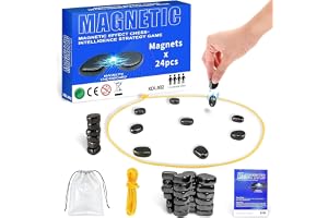 2026 Magnetic Chess Set for Family Games, Educational Strategy Board Game with Storage Bag, Travel-Friendly