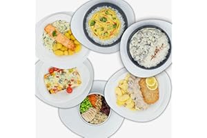 LUNCH4YOU Fertiggerichte – frisch zubereitet und gekühlt geliefert | Hausgemachtes Fertigessen, gesunde Mahlzeit & schnelles Essen für die Mikrowelle | 6 x 500g – (Tasty Style Box)