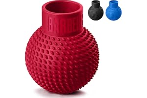 SPORTBIT Landmine Attachment for Barbell – Natural Rubber T-Bar Row & Press Landmine Base – Fits 2” Olympic Bars, 360° Rotation for Strength, Squats & Deadlifts