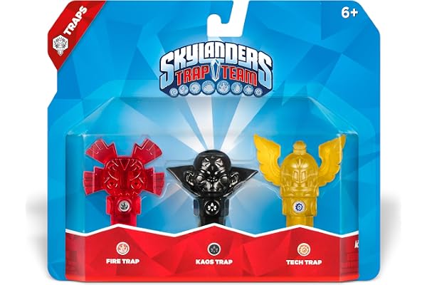 Skylanders : Trap Team - pack trois pièges : Feu + Kaos + Tech