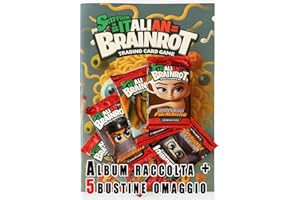 GENERICO SKIFIDOL Italian BRAINROT Album exclusif + 5 sachets scellés de 7 cartes - Trading Card Game Collection 2024
