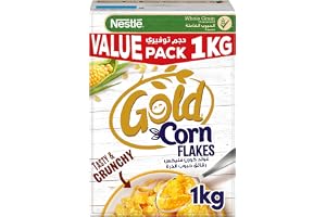 Nestle Gold Cornflakes Cereal 1kg, White
