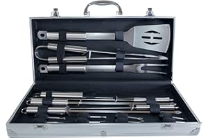 Pradel Excellence - WB107 - Valise Barbecue de 16 Pièces, Aluminium