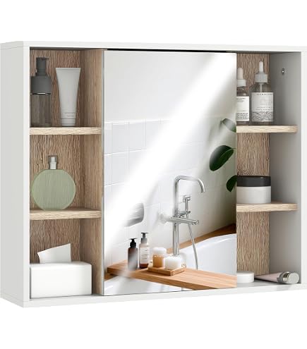 Armadietto A Specchio Per Bagno In Legno Massello: Spazio E Stile In Un Colpo Solo