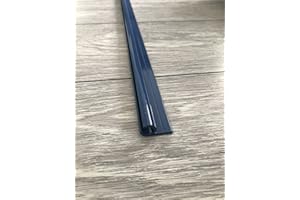 KederUk Campervan Motorhome Caravan Awning Rail C Channel Powder Coated (Light Blue, 120 cm)