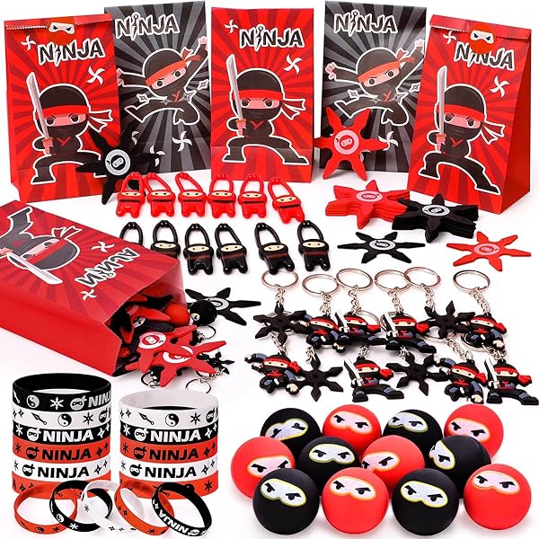 GNAUMORE Bandeau Ninja Party, Karaté Bandeau d'Anniversaire Enfant, Serre-Tête Imprimé Ninja GNAUMORE Bandeau Ninja Party, Karaté Bandeau d'Anniversaire Enfant, Serre-Tête Imprimé Ninja