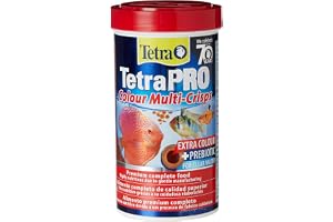 Tetra Pro Colour Multi-Crisps - Premium fiskmat med färgkoncentrat för färgglada fisk, 500 ml