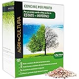 AGRI-CULTURA® - Concime Prato ESTATE-INVERNO 1.7 Kg, Per un prato fitto, verde e robusto in ESTATE e INVERNO [per tappeti erb