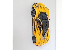 The Good Idea Supporto da parete per Lego Technic McLaren P1 42172 | Staffa di visualizzazione sicura ed elegante per modellino auto verticale o capovolta