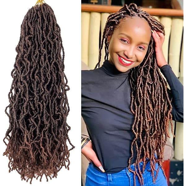 Lianlian Faux Locs Mit Lockigen Enden – 6 Packungen, 36 Zoll, Synthetisches Haar Für Goddess Locs