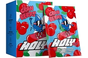 HOLY ENERGY HOLY Hydration 10er Tasting Box ‘Cranberry’ with Cranberry Flavor Powder | 10 Servings with Valuable Electrolytes & Minerals | Hydration Drink | Vegan with Natural Fruit Flavors