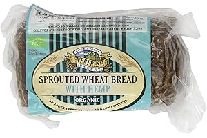 EVERFRESH Sunnyvale Sprouted Wheat Hemp Organic Bread 400 g (Pack of 4)