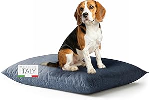 Dorian Home - Cuccia Cane Interno Taglia Grande, Media e Piccola - Cuscino Cane e Gatto Lavabile senza Sfoderare, Extra Imbottito e Morbido - Cuscino per Cani e Gatti Antimacchia Resistente ai Graffi