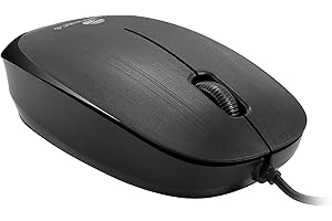 Zebronics Zeb-Power Wired USB Mouse, 3-Button, 1200 DPI Optical Sensor, Plug & Play, for Windows/Mac