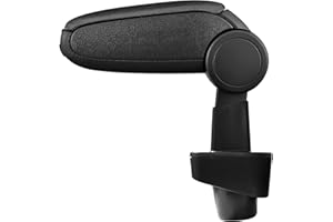 LP Trade Bracciolo Centrale per Clio 3 III | Accessorio Console di Stoccaggio e Poggiaparmi con Scomparto Organizer | Pezzo di ricambio per interni auto | Tessuto Nero