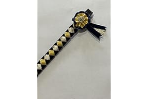 IV Horse Velvet and Satin Browbands with Mini Rosettes sizes small pony to extra full