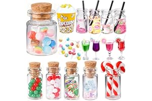 Vautvis Cibo E Bevande In Miniatura, Porta Elfo Natale, Kit Porta Elfo Natale, Accessori Per La Casa Delle Bambole Da Cucina, Accessori Casa Delle Bambole In Miniatura, Regalo Di Natale Per Bambini