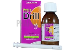 BOPPON PETIT DRILL Sirop toux sèche nourrisson goût Fraise