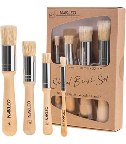 25 Pinceles De Lana Daubers Para Bordes, Pincel De Bola, Pincel De