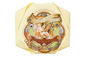 La Fabbrica del Panforte - Panforte de Sienne Recette Originale IGP | Riche en amandes et fruits confits. Un triomphe de saveurs et d'arômes | 8,8 onces (250g) (MARGHERITA)